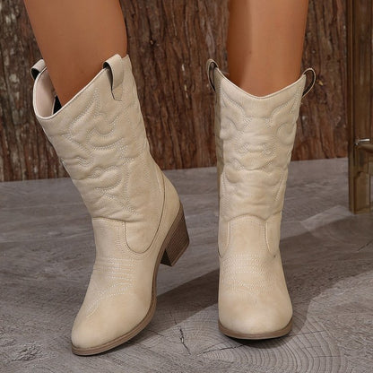 Bottines Brodées pour Femme