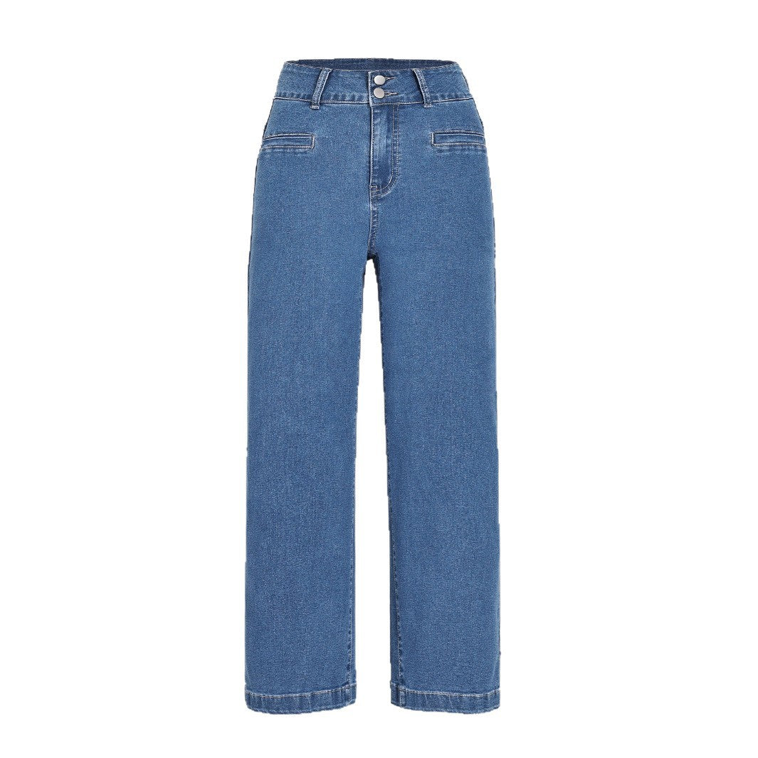 Pantalon extensible tendance pour femme à effet affinant