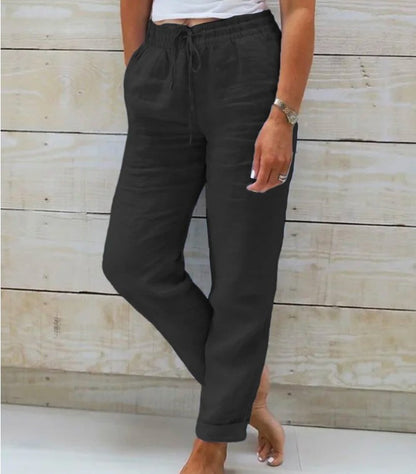 Pantalon lin casual