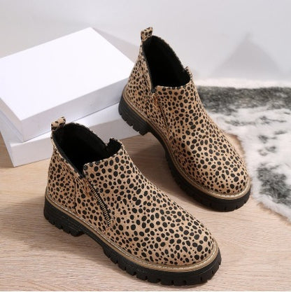 Bottines tendance zippées