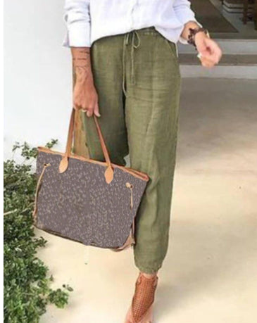 Pantalon lin casual