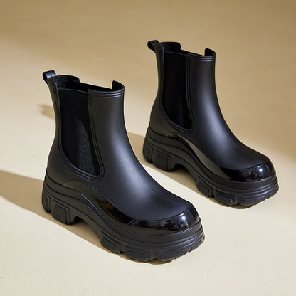 Bottes de pluie imperméables et antidérapantes pour femme